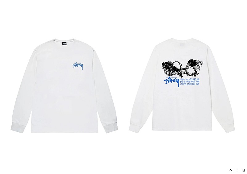 Stussy Graffiti Retro Style White T-shirt