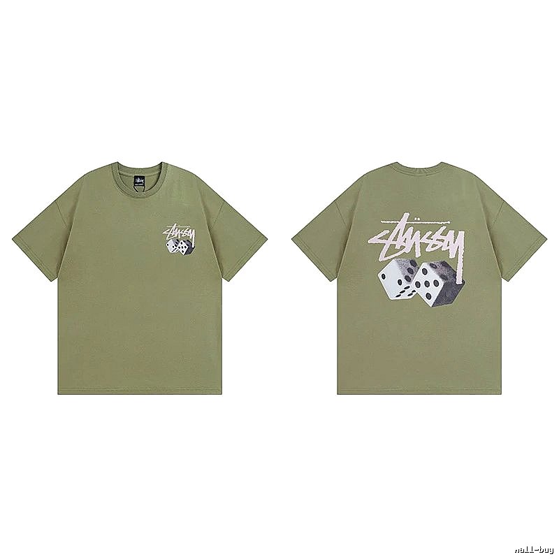 Stussy Green Spider Graphic T-Shirt Everyday Rotation Logo