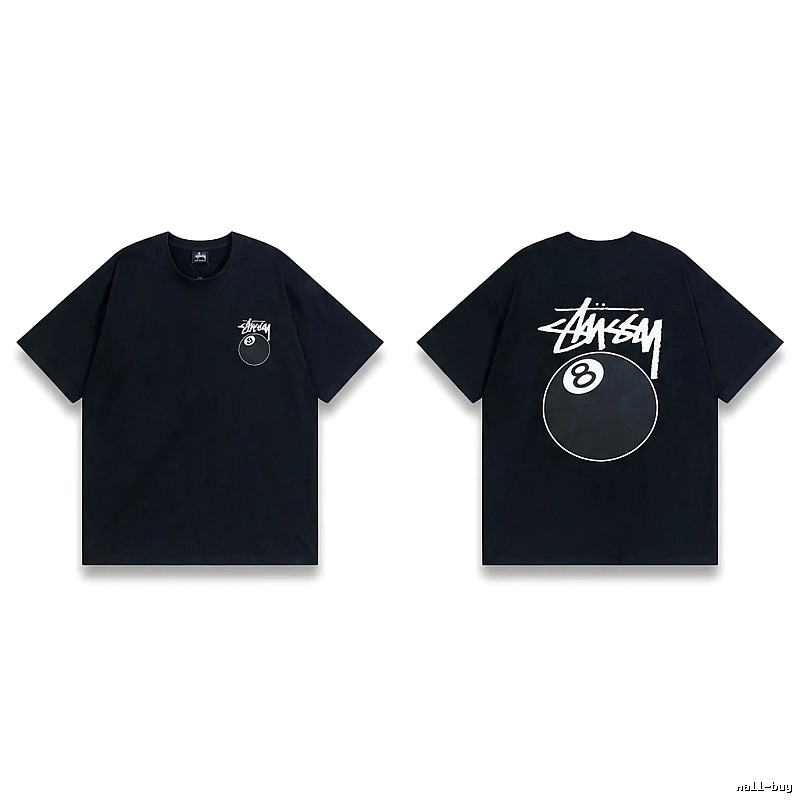 Stussy No.8 Ball Style Black T-shirt
