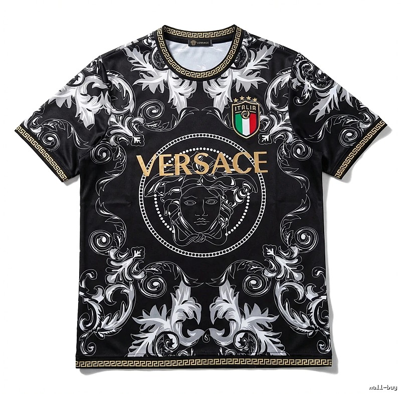 Stussy retro-style black-based T-shirt