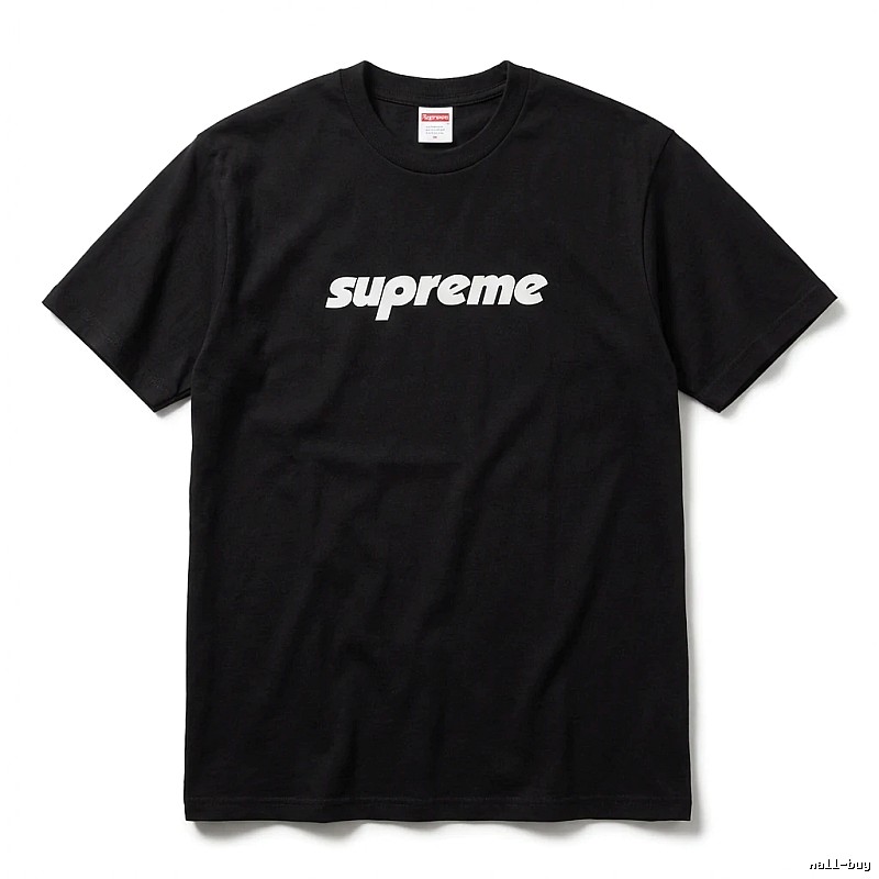 Supreme basic black T-shirt
