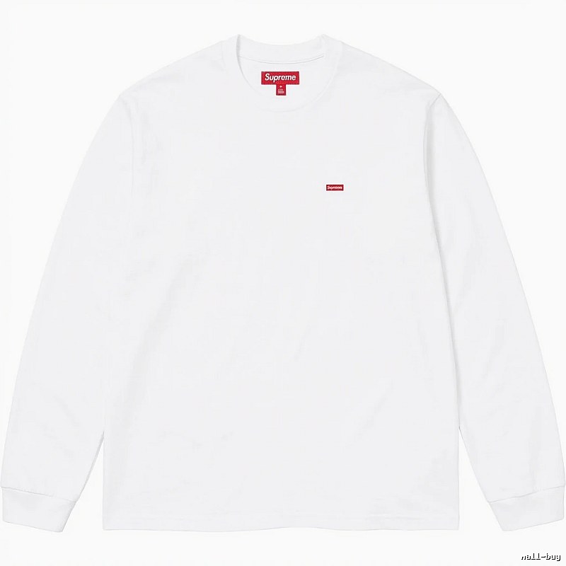 Supreme basic simple white long-sleeve
