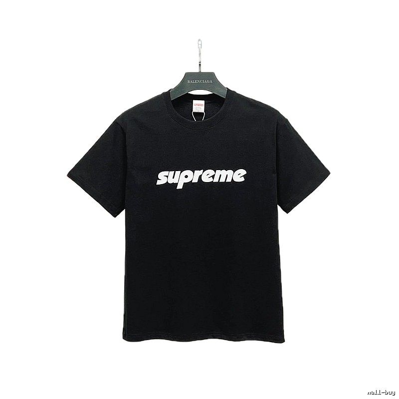 Supreme Classic Logo Street Style Black Short-sleeve T-shirt