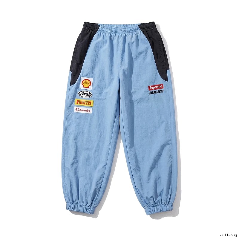 Supreme Ducati Co-branded Wind Blue Pants