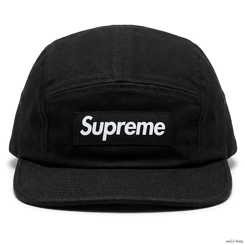 Supreme minimalist style black hat