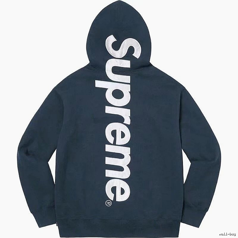 Supreme Premium Style Logo hoodie Gray Red Oversized for Resort Outfits