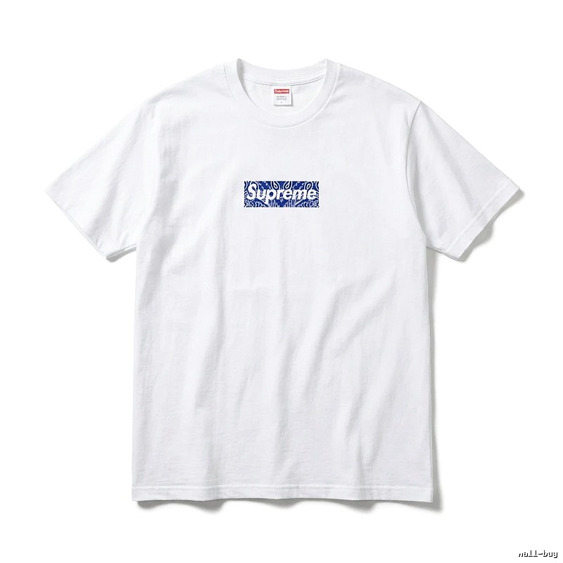 Supreme Print Simple White T-shirt