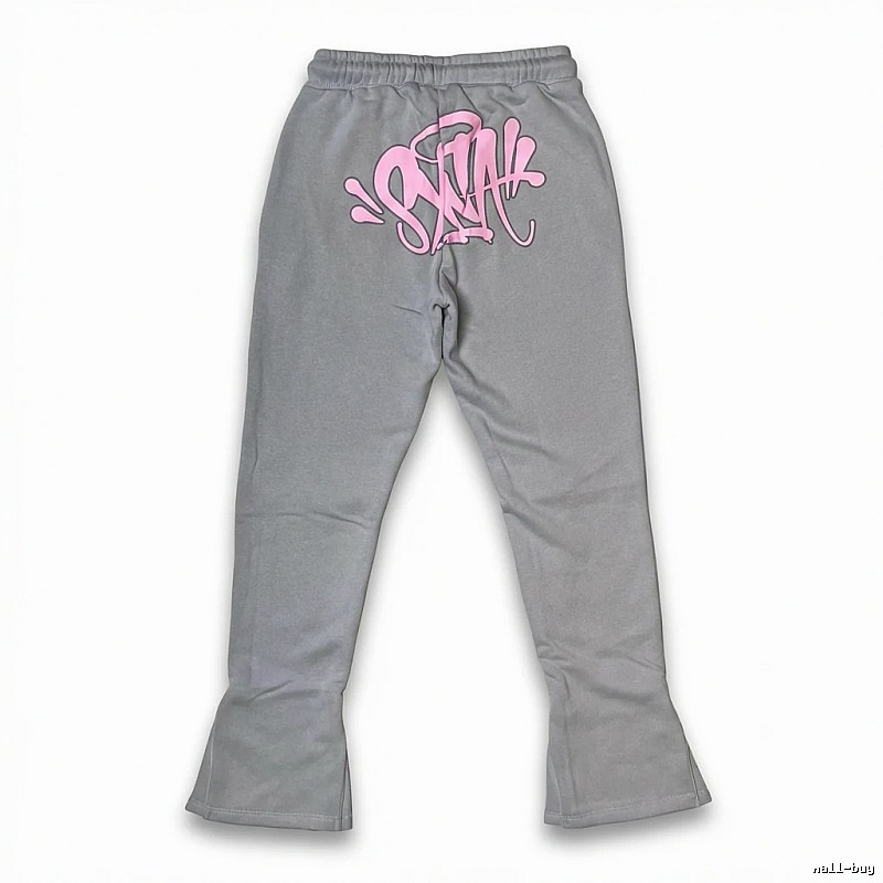 SynaWorld Graffiti Style Grey Sweatpants