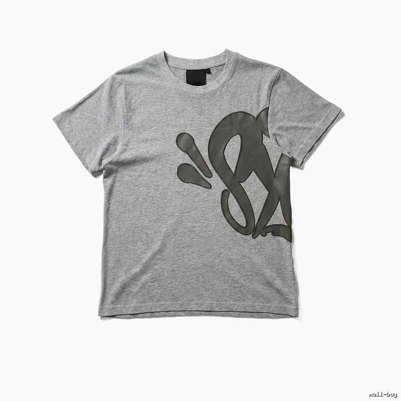 SynaWorld Trendy and Cool Style Gray T-shirt