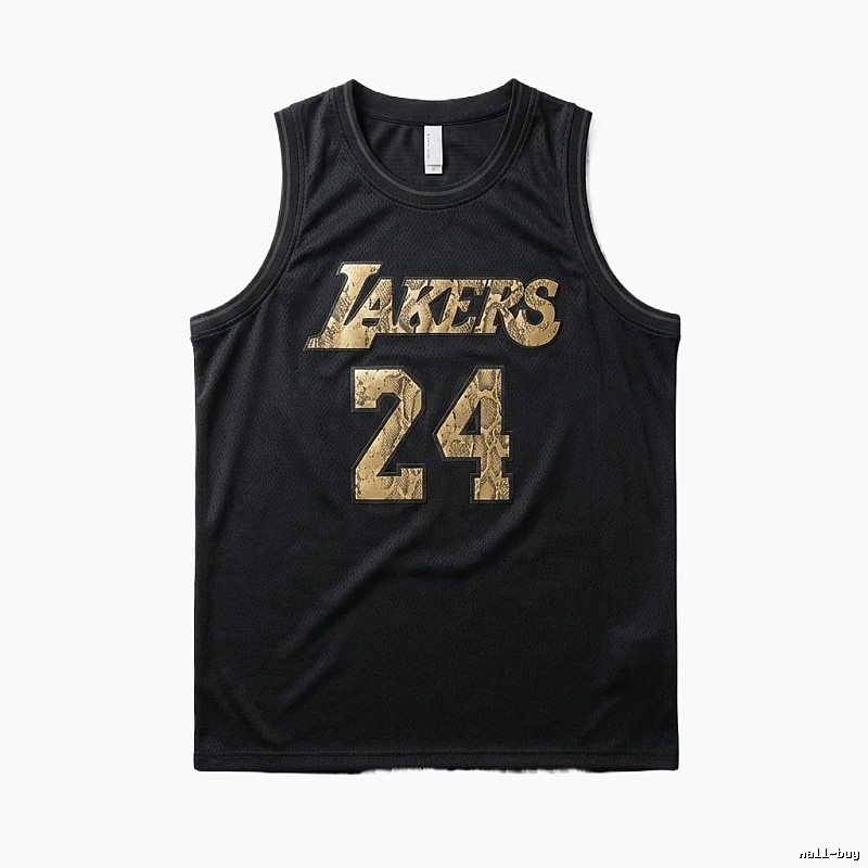 The No. 24 black vest of the Los Angeles Lakers