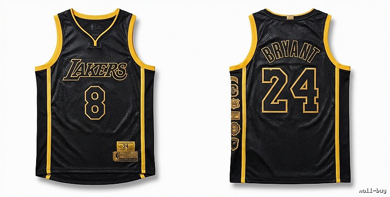 The No. 24 jersey of Kobe Bryant of the Los Angeles Lakers.