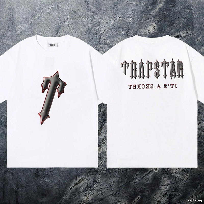 Trapstar Casual Keys graphic T-shirt Black White Key for Comfortable Styling