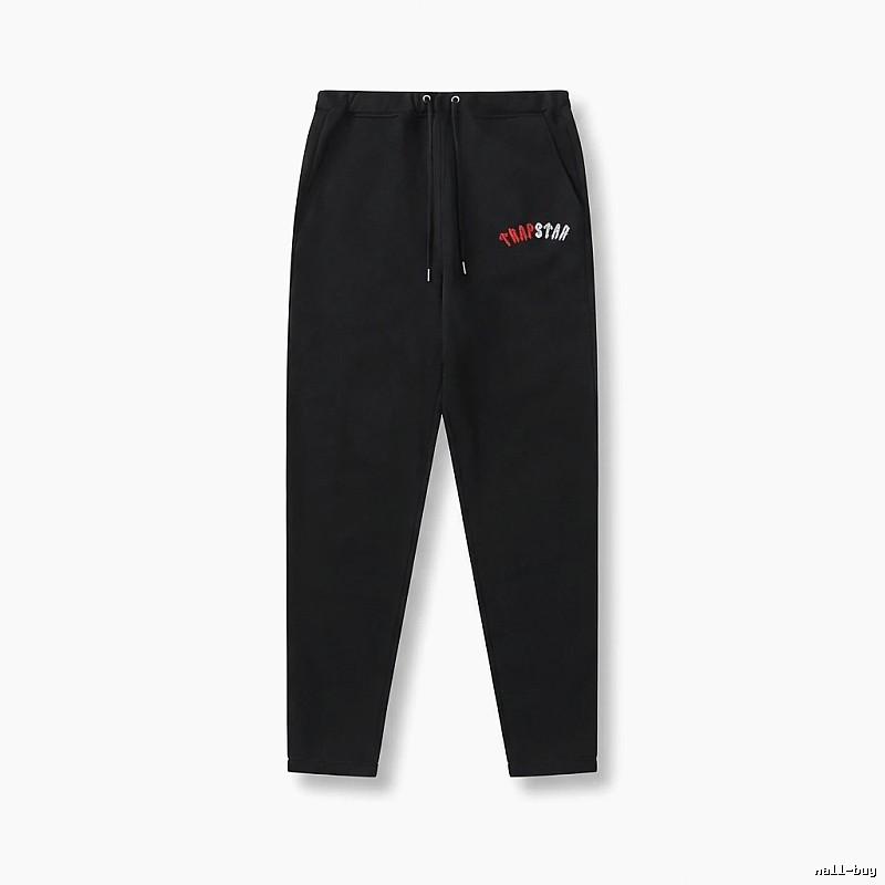 Trapstar minimalist style black sweatpants