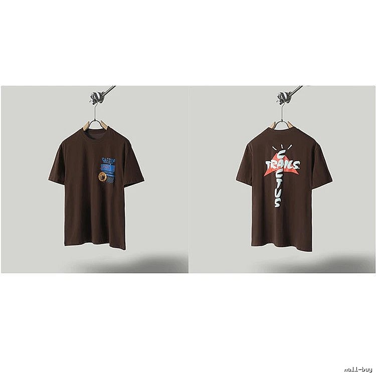 Travis Scott Cactus Graffiti Brown T-Shirt