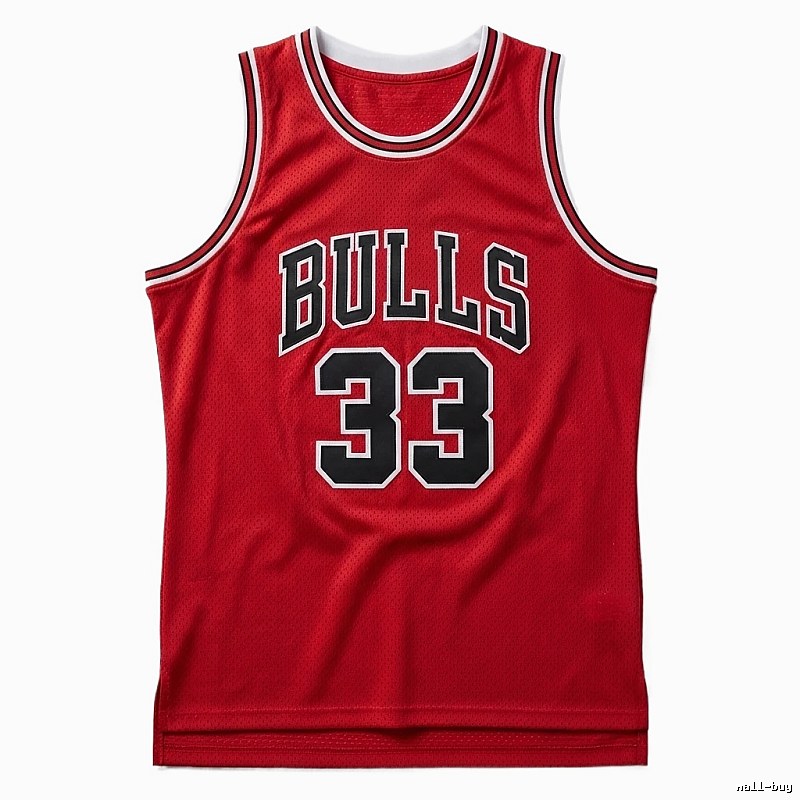 Vintage red jersey of the Michael Jordan.