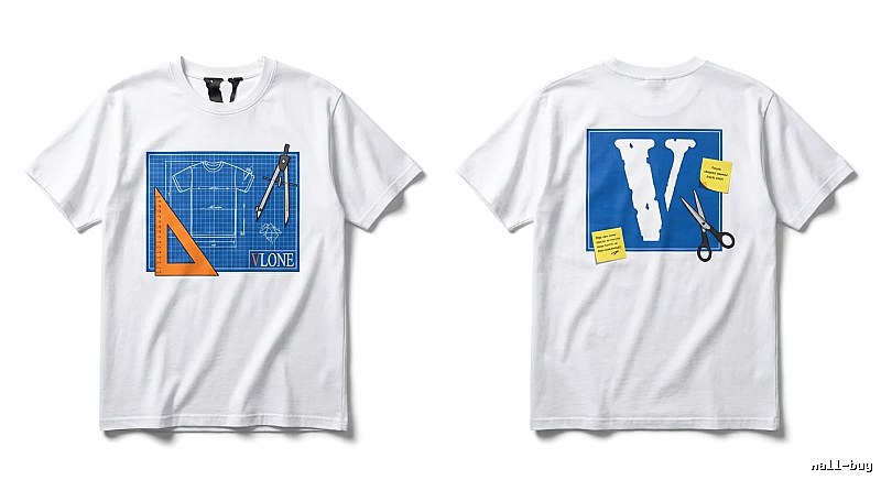 Vlone trendy white T-shirt