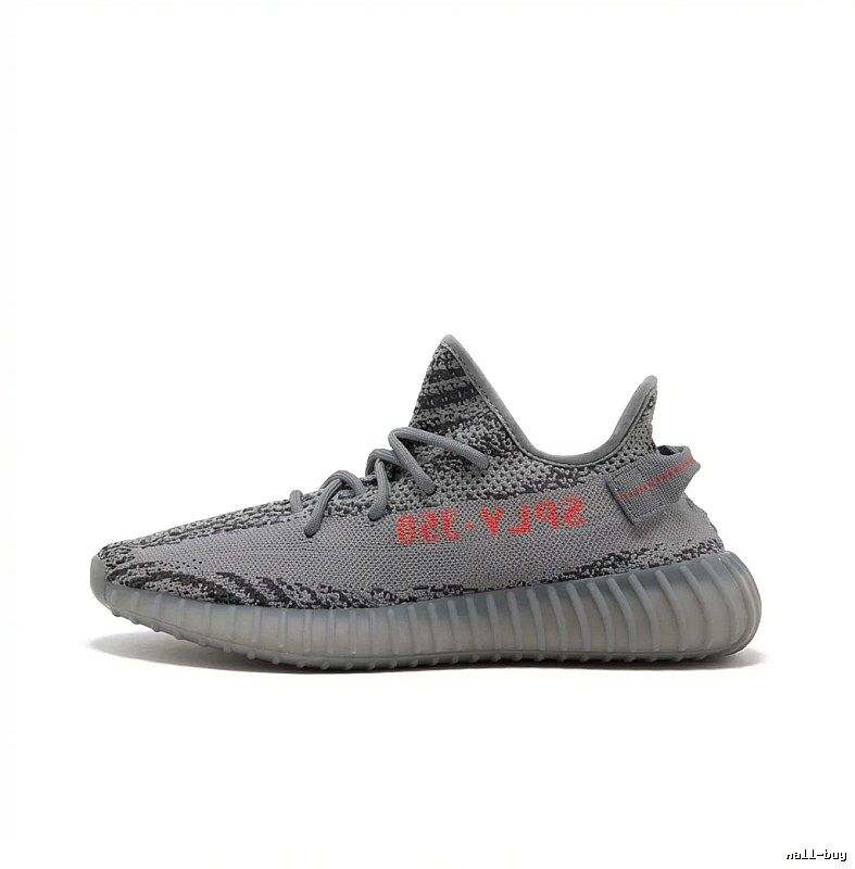 Yeezy 350 Grey-Black Trendy Sports Shoes