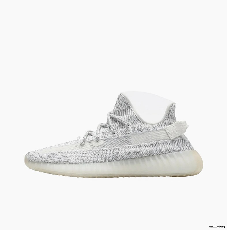 Yeezy 350 minimalist style white shoes